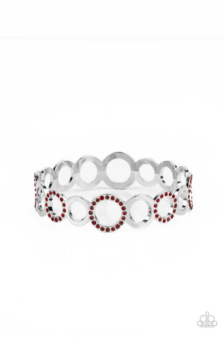 Paparazzi Future, Past, and POLISHED - Red Bracelet