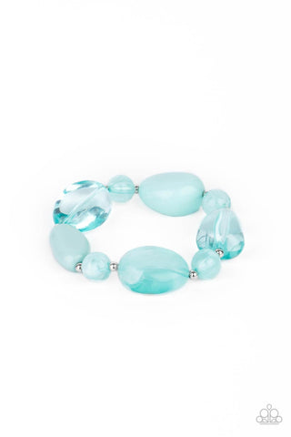Paparazzi I Need a STAYCATION - Blue Bracelet