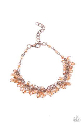 Paparazzi Twinkly Twilight - Copper Bracelet