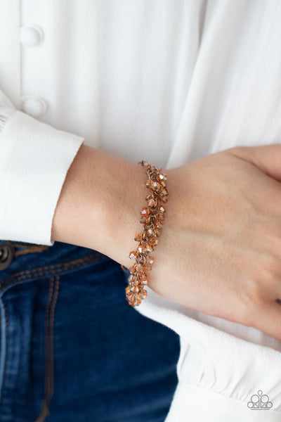 Paparazzi Twinkly Twilight - Copper Bracelet