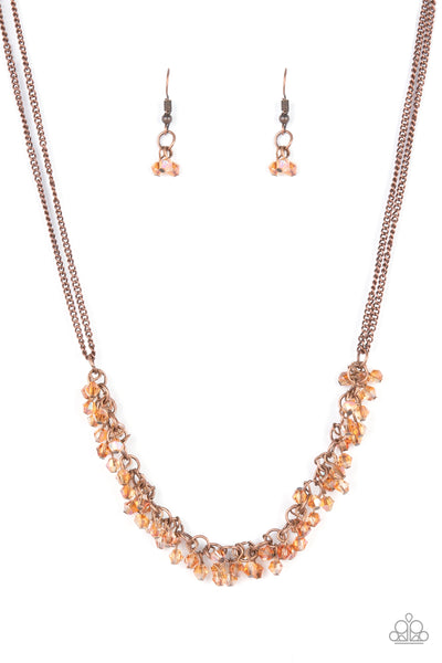 Paparazzi Let There Be TWILIGHT - Copper Necklace