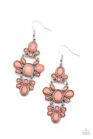 Paparazzi VACAY The Premises - Orange Earrings