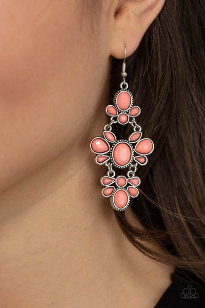 Paparazzi VACAY The Premises - Orange Earrings