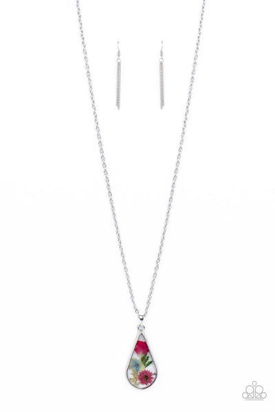 Paparazzi Pop Goes the Perennial - Pink Necklace