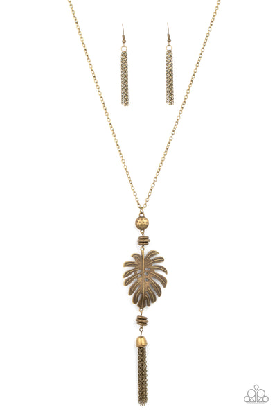 Paparazzi Palm Promenade - Brass Necklace