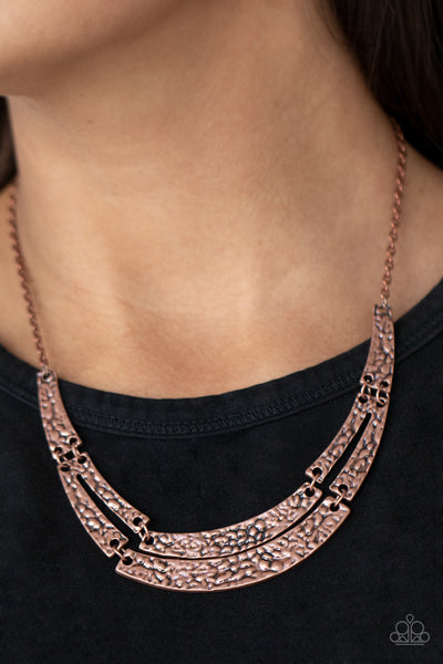 Paparazzi Stick To The ARTIFACTS - Copper Necklace