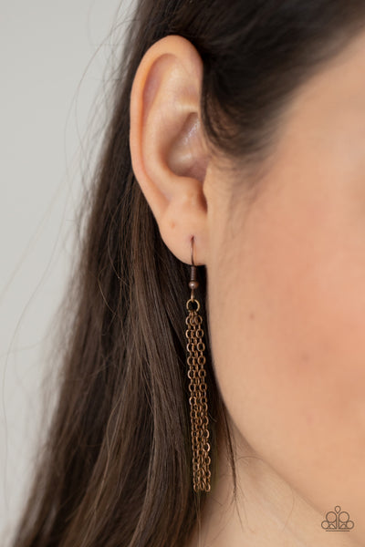 Paparazzi Stick To The ARTIFACTS - Copper Necklace