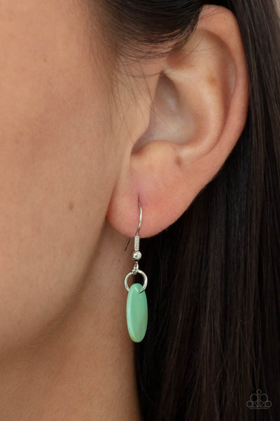 Paparazzi Tidal Tease - Green Necklace