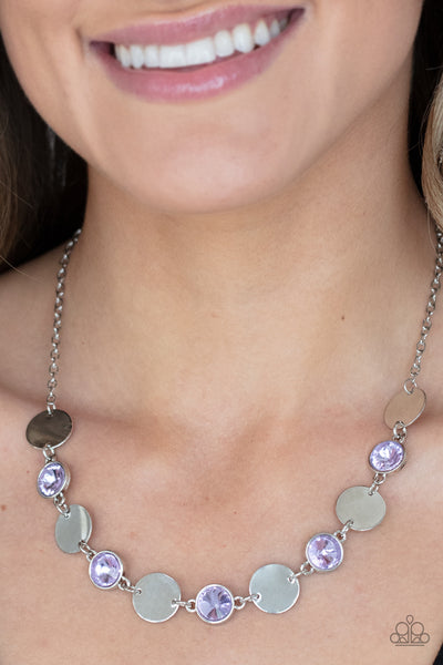 Paparazzi Refined Reflections - Purple Necklace