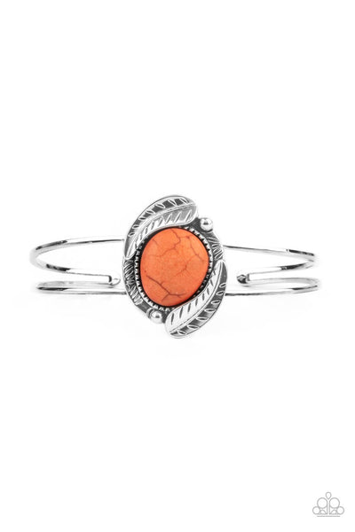 Paparazzi Living Off The BANDLANDS - Orange Bracelet
