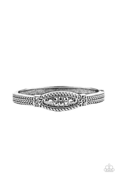 Paparazzi Locked in Luster -  Silver Bracelet
