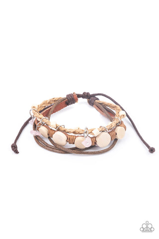 Paparazzi Run The Rapids - Pink Bracelet