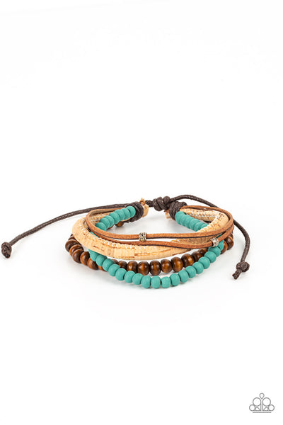 Paparazzi STACK To Basics - Blue Bracelet
