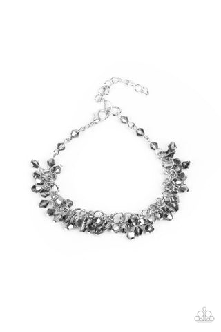 Paparazzi Twinkly Twilight - Silver Bracelet