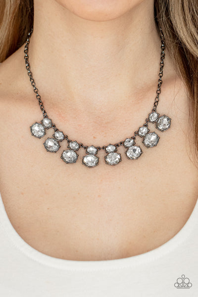 Paparazzi Cosmic Countess - Black Necklace