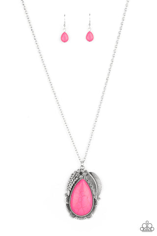 Paparazzi Tropical Mirage - Pink Necklace