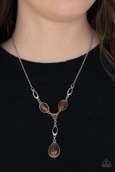 Paparazzi Ritzy Refinement - Brown Necklace