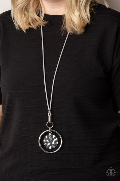Paparazzi CORD-inated Effort - Silver Necklace