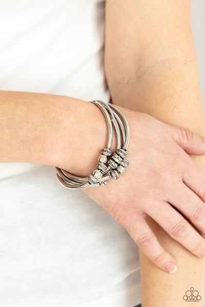 Paparazzi We Aim To Please - Silver Bracelet