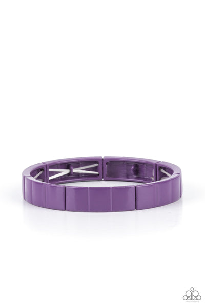 Paparazzi Material Movement - Purple Bracelet