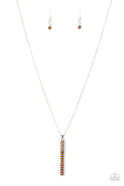Paparazzi Tower Of Transcendence - Brown Necklace