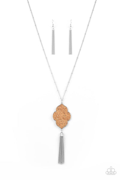 Paparazzi One Night In Casablanca - Silver Necklace