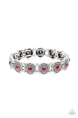 Paparazzi Trés Magnifique - Red Bracelet