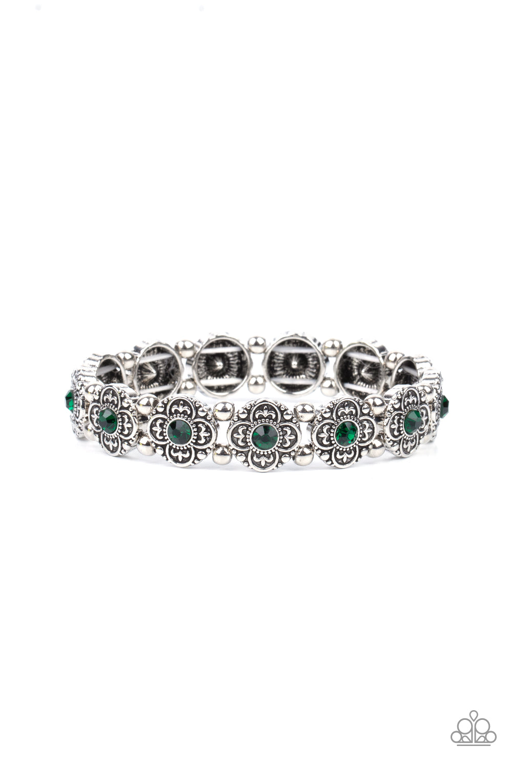 Paparazzi Trés Magnifique - Green Bracelet