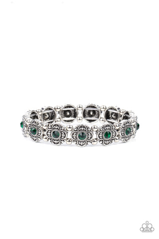 Paparazzi Trés Magnifique - Green Bracelet