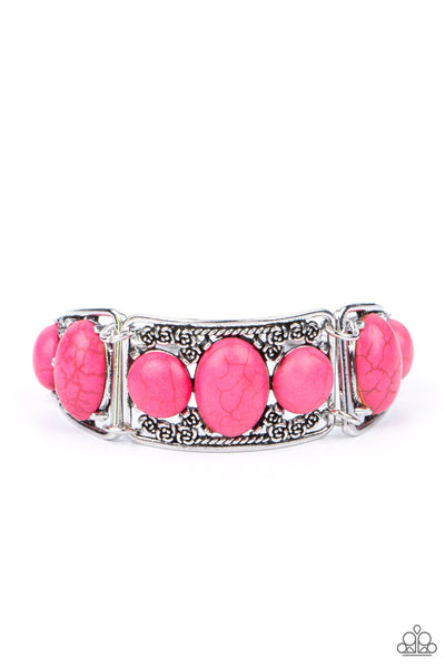 Paparazzi Southern Splendor - Pink Bracelet