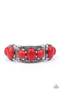 Paparazzi Southern Splendor - Red Bracelet