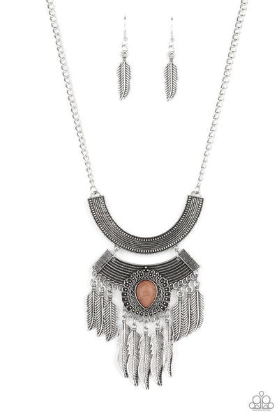 Paparazzi Desert Devotion - Brown Necklace