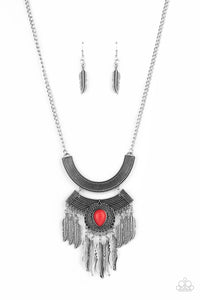 Paparazzi Desert Devotion - Red Necklace