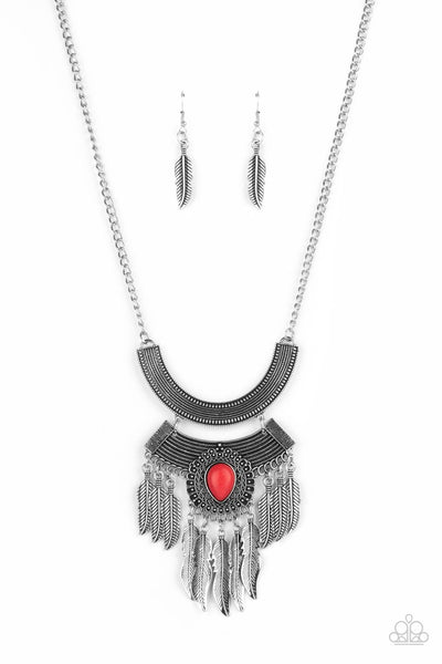 Paparazzi Desert Devotion - Red Necklace