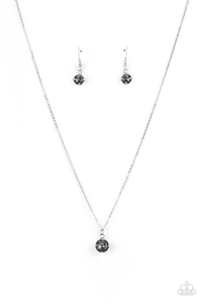 Paparazzi Undeniably Demure - Silver Necklace