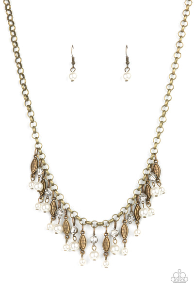 Paparazzi Cosmopolitan Couture - Brass Necklace