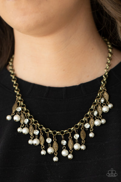 Paparazzi Cosmopolitan Couture - Brass Necklace