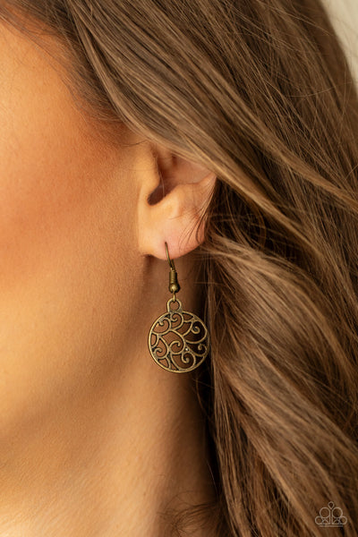 Paparazzi To Coin A Phrase - Brass Necklace