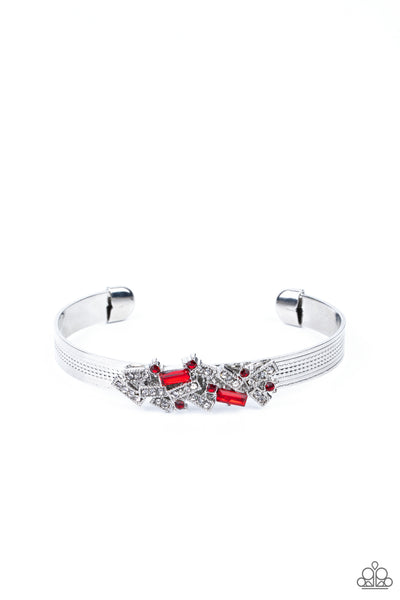 Paparazzi A Chic Clique - Red Bracelet