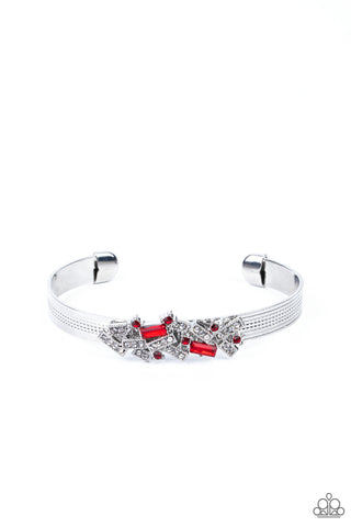 Paparazzi A Chic Clique - Red Bracelet