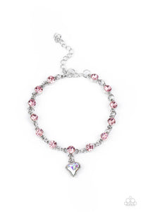 Paparazzi Sweet Sixteen - Pink Bracelet