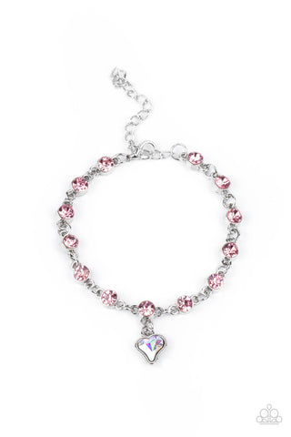 Paparazzi Sweet Sixteen - Pink Bracelet