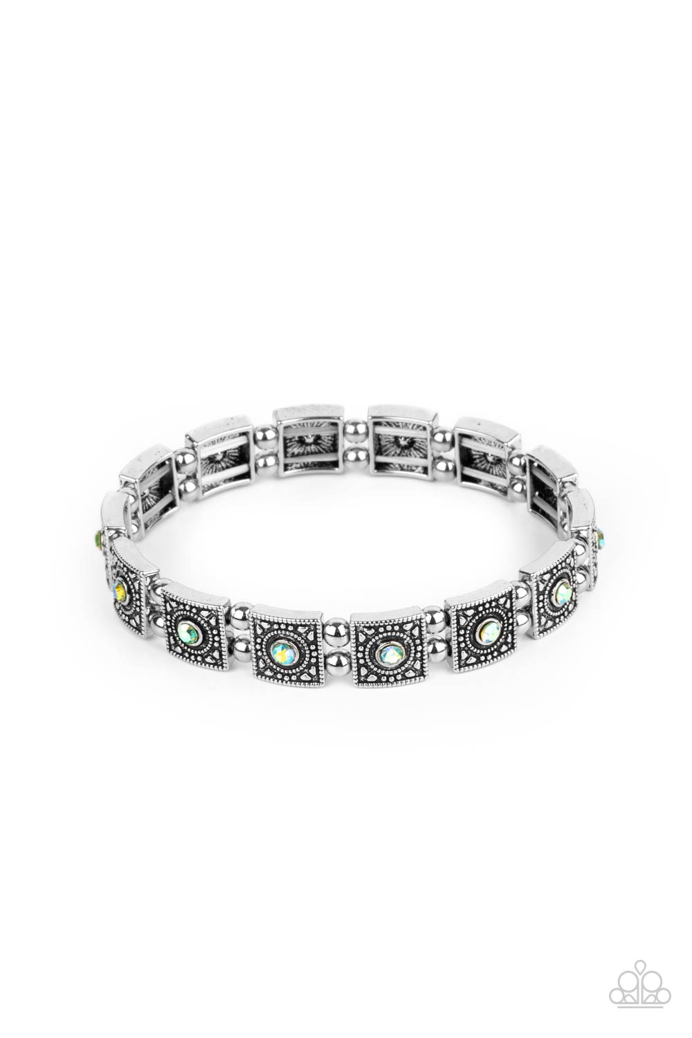 Paparazzi Cosmic Conquest - Green Bracelet