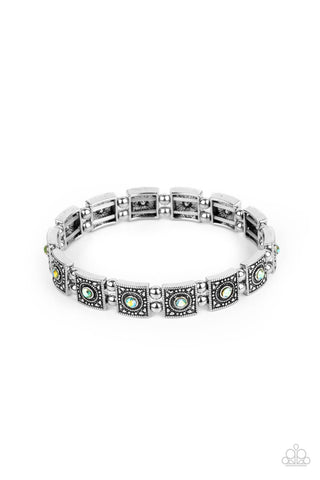 Paparazzi Cosmic Conquest - Green Bracelet