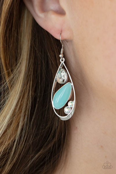 Paparazzi Harmonious Harbors - Blue Earrings