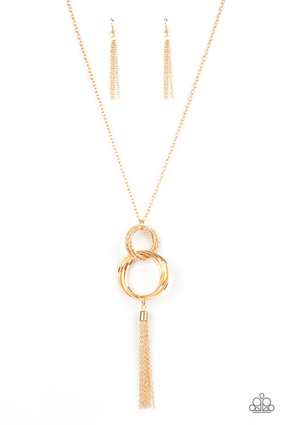 Paparazzi Orbiting Splendor - Gold Necklace