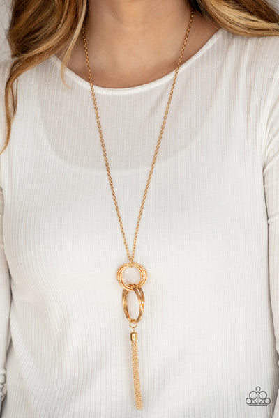 Paparazzi Orbiting Splendor - Gold Necklace