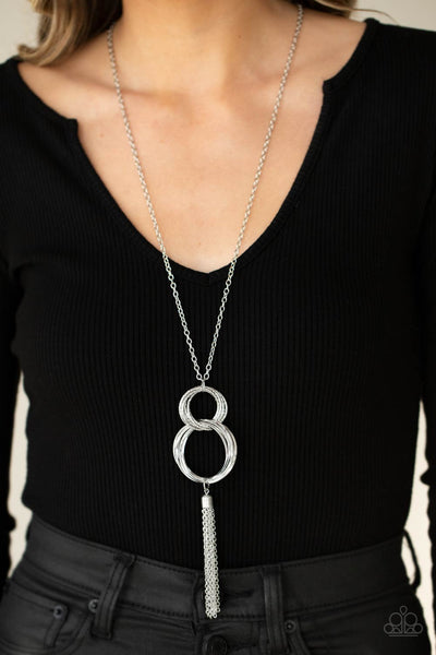 Paparazzi Orbiting Splendor - Silver Necklace