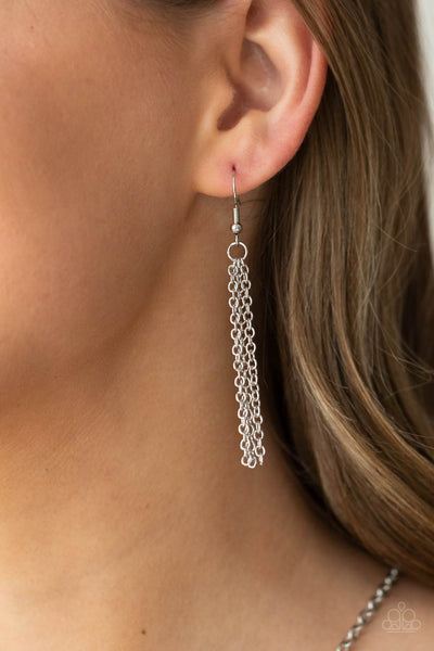 Paparazzi Orbiting Splendor - Silver Necklace