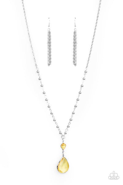 Paparazzi Titanic Splendor - Yellow Necklace
